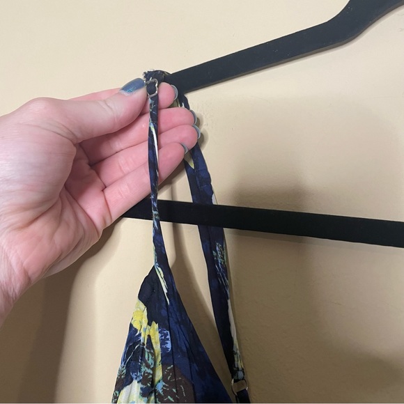 Free People Sunfade Floral Slip Dress in Night Combo Size L NEW - Picture 10 of 13